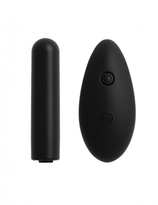 Черные трусики Remote Bowtie Bikini S-M-L с вибрацией и анальным стимулятором - Pipedream