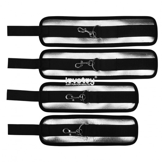 Набор для фиксации Struggle My Bed Restraints - Lovetoy - купить с доставкой в Краснодаре