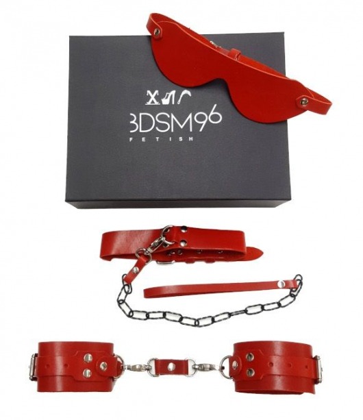 БДСМ-набор в красном цвете  Послушный муж - BDSM96 - купить с доставкой в Краснодаре