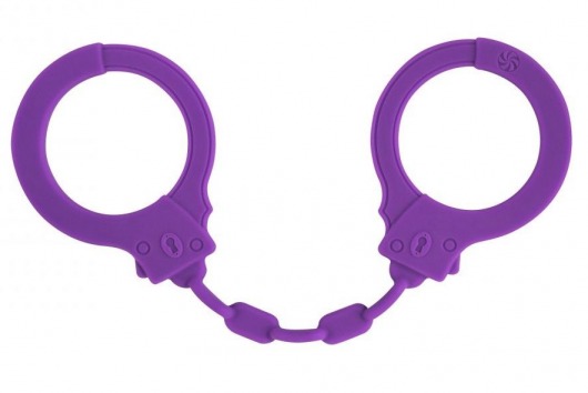 Фиолетовые силиконовые наручники Suppression - Lola Games - купить с доставкой в Краснодаре