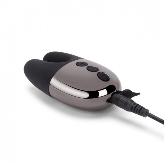 Черный вибратор с ушками Le Wand Double Vibe - Le Wand