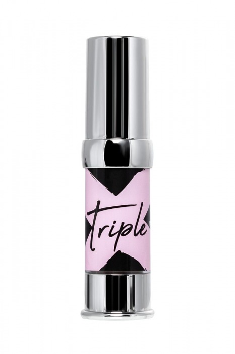 Возбуждающий гель с эффектом вибрации и охлаждения Triple X 3 in 1 Unisex Pleasure Enhancer Gel - 15 мл. - Secret Play - купить с доставкой в Краснодаре