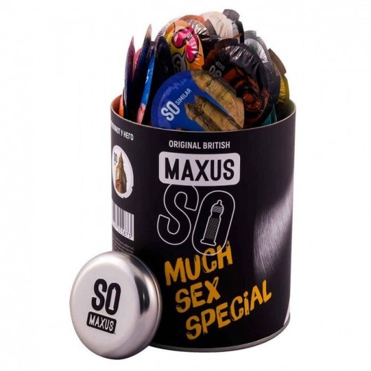 Текстурированные презервативы в кейсе MAXUS So Much Sex - 100 шт. - Maxus - купить с доставкой в Краснодаре
