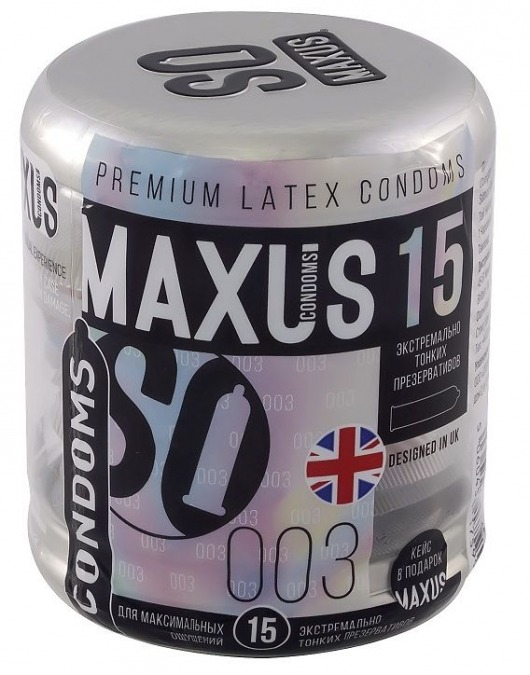 Экстремально тонкие презервативы MAXUS Extreme Thin - 15 шт. - Maxus - купить с доставкой в Краснодаре