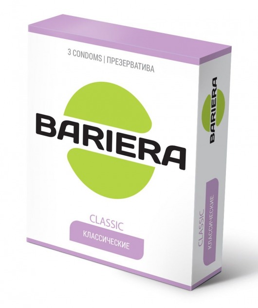 Классические презервативы Bariera Classic - 3 шт. - Bariera - купить с доставкой в Краснодаре