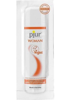 Лубрикант pjur WOMAN Vegan на водной основе - 2 мл. - Pjur - купить с доставкой в Краснодаре