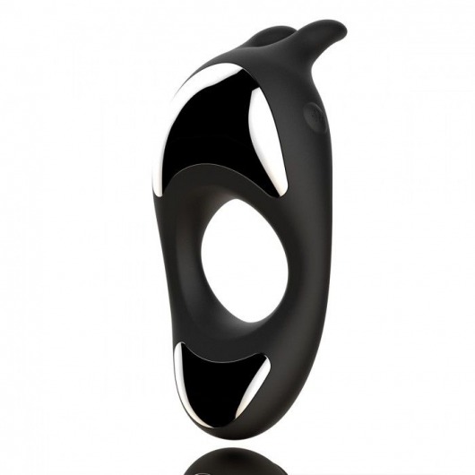 Черное эрекционное кольцо с двумя моторами Zeus Dual Vibe Cock Ring - FeelzToys - в Краснодаре купить с доставкой