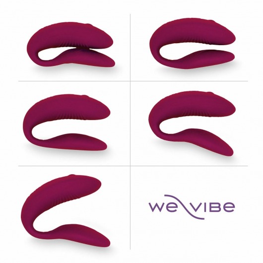Ярко-розовый вибратор для пар We-Vibe Sync - We-vibe