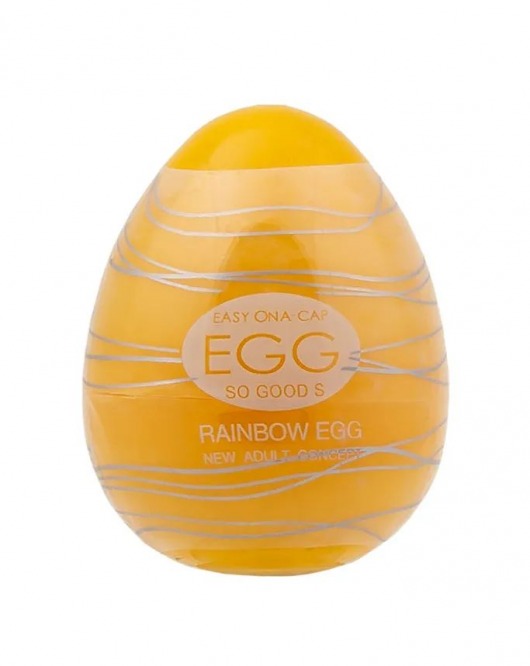 Мастурбатор-яйцо OYO Rainbow Yellow - OYO - в Краснодаре купить с доставкой