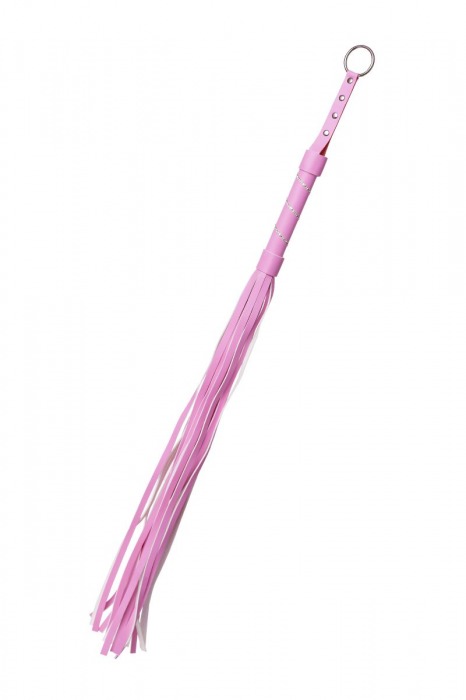 Розовый флоггер Anonymo - 64 см. - ToyFa - купить с доставкой в Краснодаре