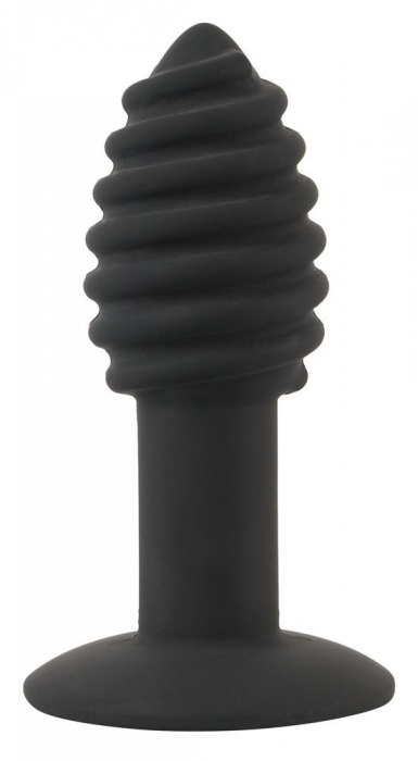 Черная анальная вибропробка Twist Butt Plug - 10,7 см. - Orion