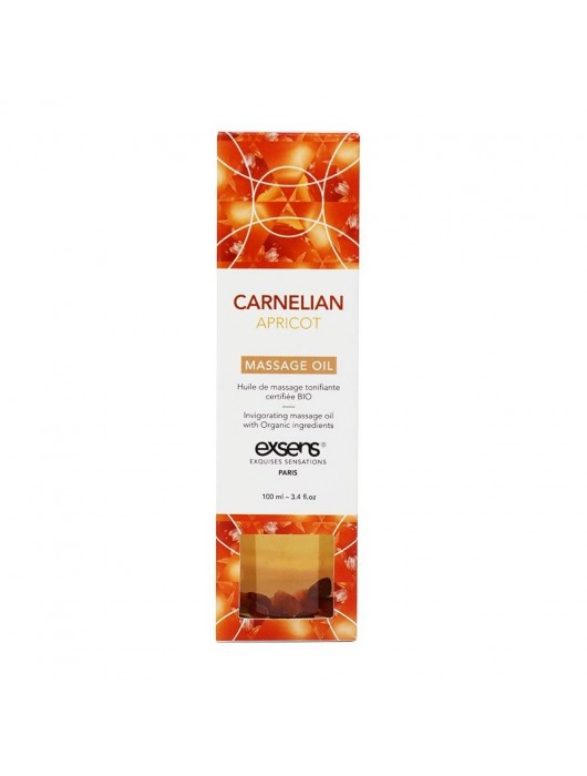 Органическое массажное масло CARNELIAN APRICOT - 100 мл. - Exsens - купить с доставкой в Краснодаре