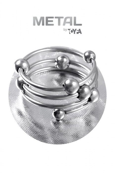 Большое металлическое кольцо под головку пениса - ToyFa - купить с доставкой в Краснодаре