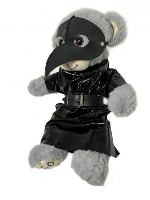 Плюшевый БДСМ-мишка в костюме чумного доктора - БДСМ Арсенал - купить с доставкой в Краснодаре