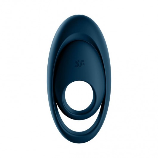 Темно-синее эрекционное кольцо Glorious Duo - Satisfyer - в Краснодаре купить с доставкой
