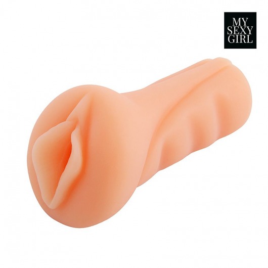 Реалистичный мастурбатор-вагина с рельефной внутренней поверхностью - Bior toys - в Краснодаре купить с доставкой