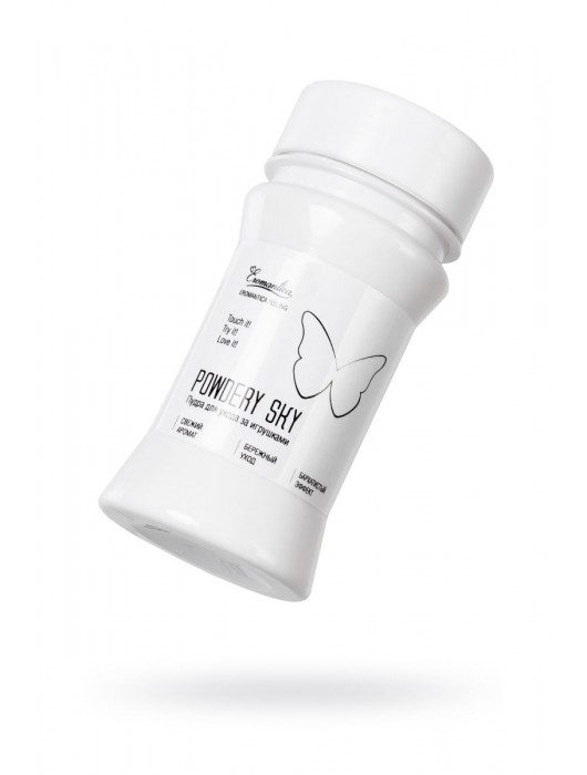 Пудра для ухода за игрушками Powdery Sky с ароматом мяты - 40 гр. - Eromantica - купить с доставкой в Краснодаре
