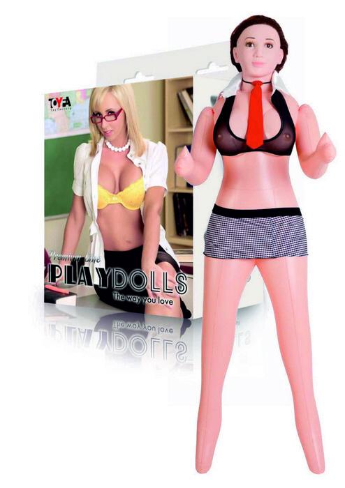 Надувная секс-кукла с реалистичной головой в костюме учительницы - ToyFa - в Краснодаре купить с доставкой