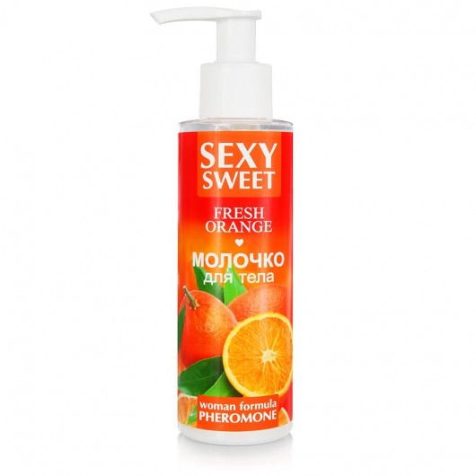Молочко для тела с феромонами и ароматом апельсина Sexy Sweet Fresh Orange - 150 гр. -  - Магазин феромонов в Краснодаре