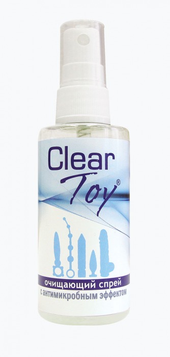 Очищающий спрей Clear Toy с антимикробным эффектом - 100 мл. - Биоритм - купить с доставкой в Краснодаре