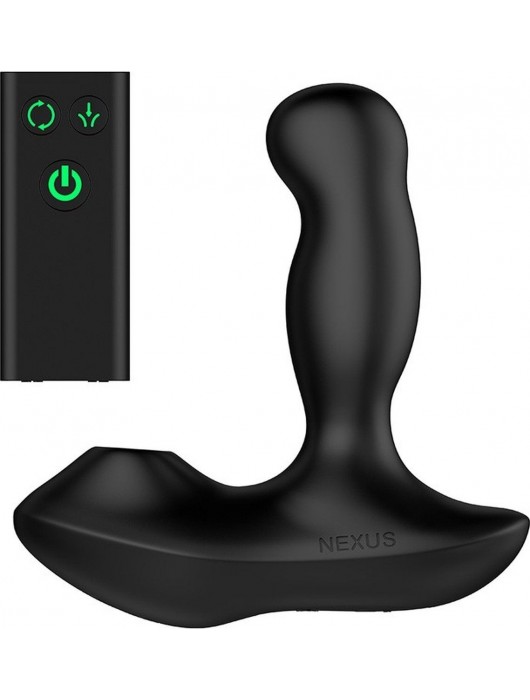 Черный вибратор-ротатор для стимуляции простаты Nexus Revo Air - Nexus Range - в Краснодаре купить с доставкой