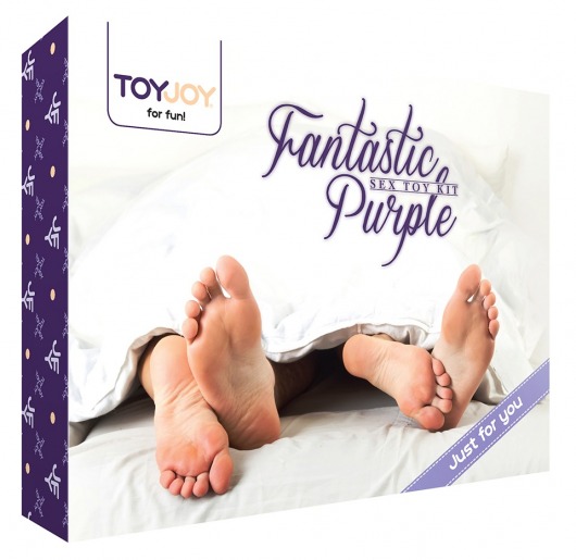 Эротический набор FANTASTIC PURPLE SEX TOY KIT - Toy Joy - купить с доставкой в Краснодаре