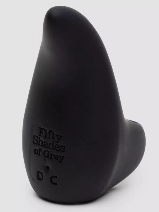 Черный вибратор на палец Sensation Rechargeable Finger Vibrator - Fifty Shades of Grey