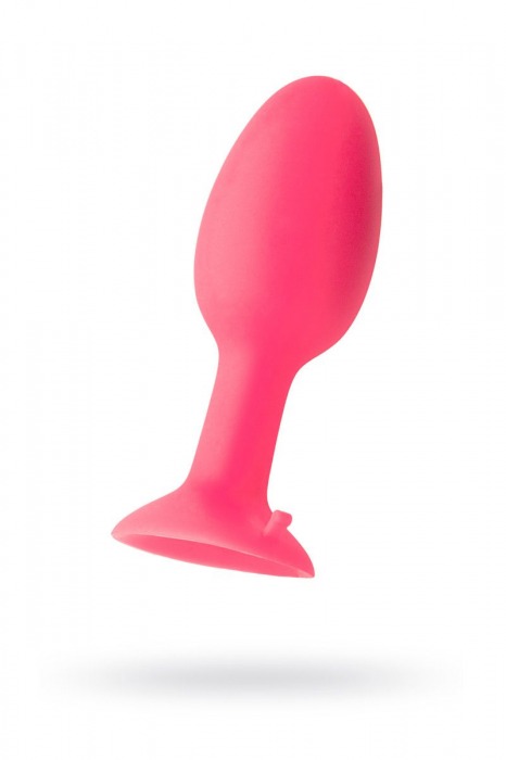 Розовая пробка POPO Pleasure со встроенным вовнутрь стальным шариком - 10,5 см. - POPO Pleasure