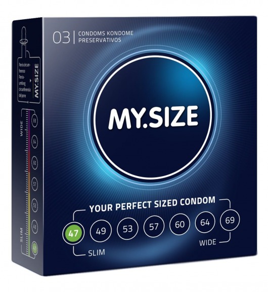 Презервативы MY.SIZE размер 47 - 3 шт. - My.Size - купить с доставкой в Краснодаре