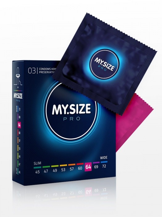 Презервативы MY.SIZE размер 64 - 3 шт. - My.Size - купить с доставкой в Краснодаре