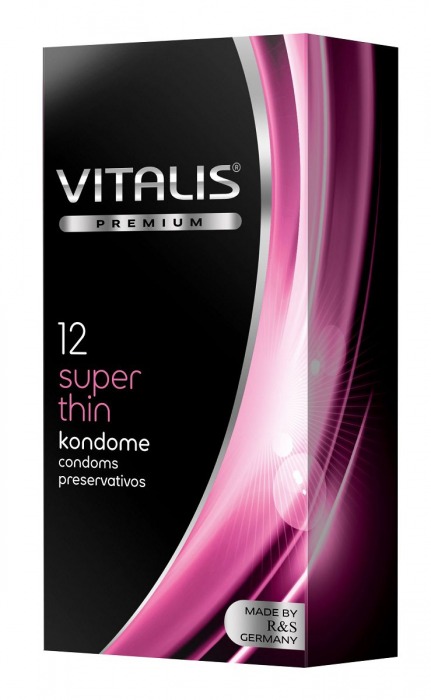 Ультратонкие презервативы VITALIS PREMIUM super thin - 12 шт. - Vitalis - купить с доставкой в Краснодаре