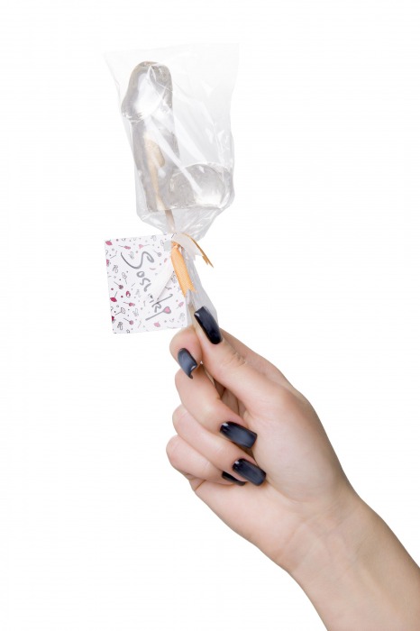 Прозрачный леденец в форме фаллоса со вкусом пина колады - Sosuчki - купить с доставкой в Краснодаре