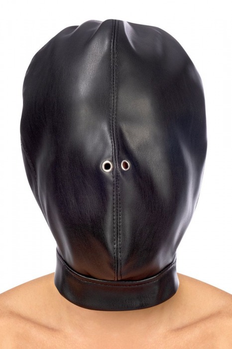 Маска-шлем на голову с отверстиями для дыхания - Fetish Tentation - купить с доставкой в Краснодаре