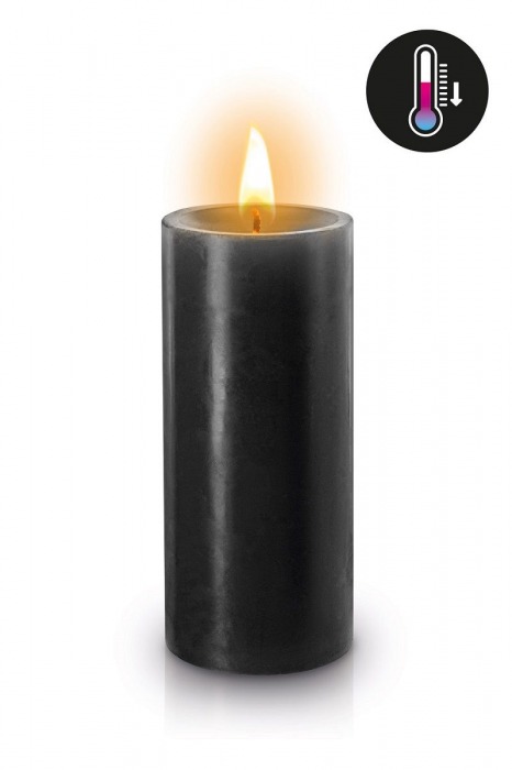 Черная низкотемпературная свеча для ваксплея - Fetish Tentation - купить с доставкой в Краснодаре