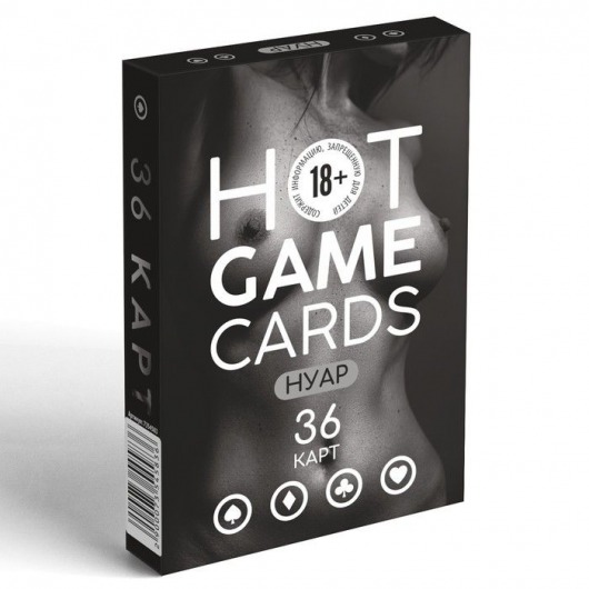 Игральные карты HOT GAME CARDS НУАР - 36 шт. - Сима-Ленд - купить с доставкой в Краснодаре
