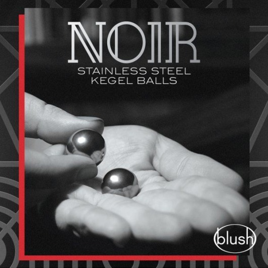 Серебристые вагинальные шарики Stainless Steel Kegel Balls - Blush Novelties