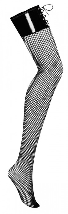 Пикантные женские чулочки Remediosa со шнуровкой - Obsessive купить с доставкой