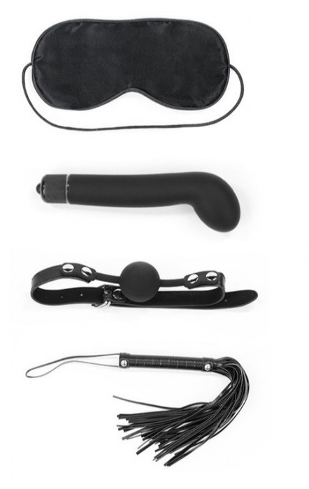 БДСМ-набор Deluxe Bondage Kit: маска, вибратор, кляп, плётка - Lovetoy - купить с доставкой в Краснодаре