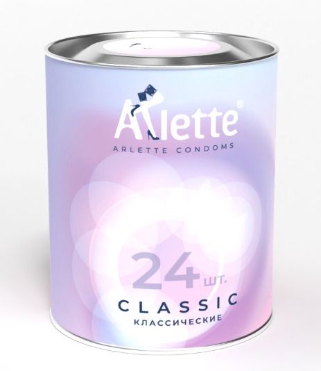 Классические презервативы Arlette Classic - 24 шт. - Arlette - купить с доставкой в Краснодаре