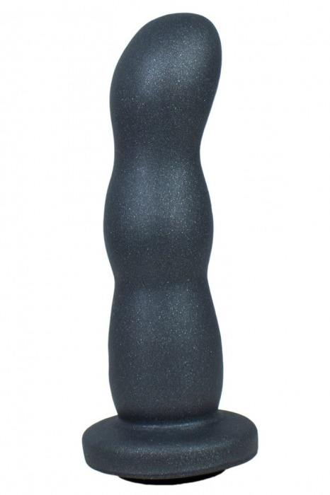 Черная анальная рельефная насадка-фаллоимитатор - 15 см. - LOVETOY (А-Полимер) - купить с доставкой в Краснодаре