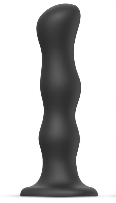 Черная насадка Strap-On-Me Dildo Geisha Balls size XL - Strap-on-me - купить с доставкой в Краснодаре