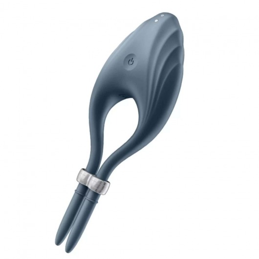 Темно-синее эрекционное кольцо-лассо Duelist - Satisfyer - в Краснодаре купить с доставкой