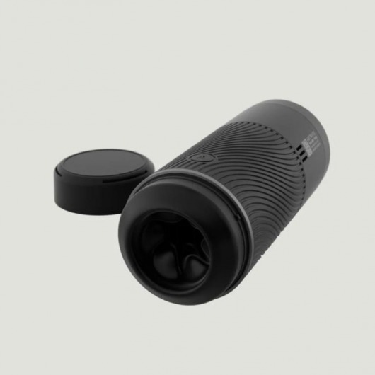 Черный мастурбатор с контролем всасывания Arcwave Pow Stroker - Arcwave - в Краснодаре купить с доставкой