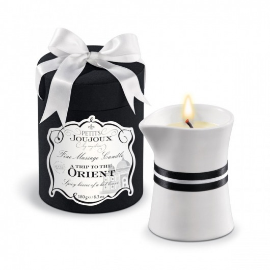 Массажное масло в виде большой свечи Petits Joujoux Orient с ароматом граната и белого перца - MyStim - купить с доставкой в Краснодаре