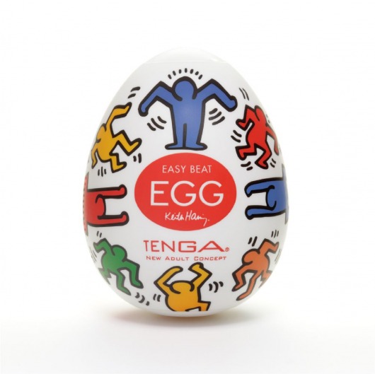 Мастурбатор-яйцо Keith Haring EGG DANCE - Tenga - в Краснодаре купить с доставкой