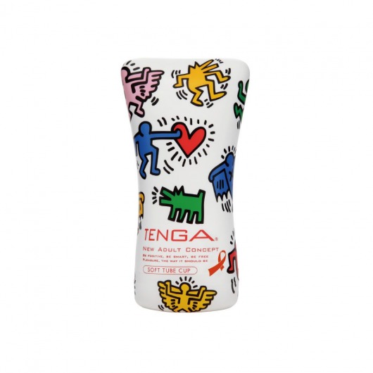 Мастурбатор Keith Haring Soft Tube CUP - Tenga - в Краснодаре купить с доставкой