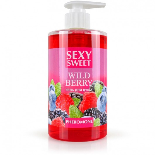 Гель для душа Sexy Sweet Wild Berry с ароматом лесных ягод и феромонами - 430 мл. -  - Магазин феромонов в Краснодаре