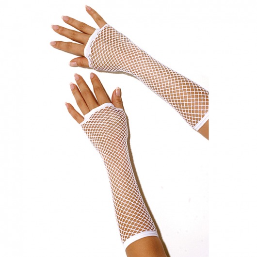 Длинные перчатки в сетку - Electric Lingerie купить с доставкой