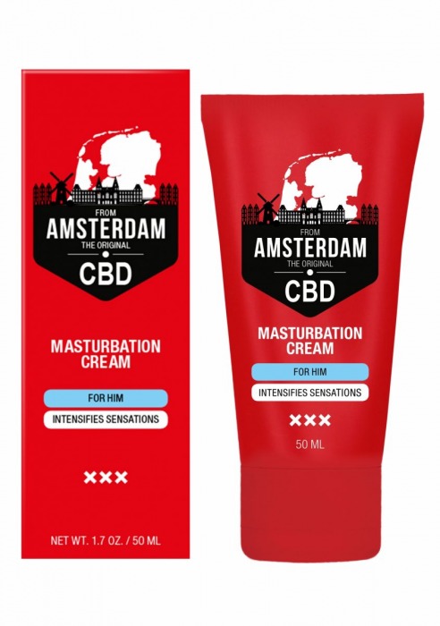 Крем для мастурбации для мужчин CBD from Amsterdam Masturbation Cream For Him - 50 мл. - Shots Media BV - купить с доставкой в Краснодаре