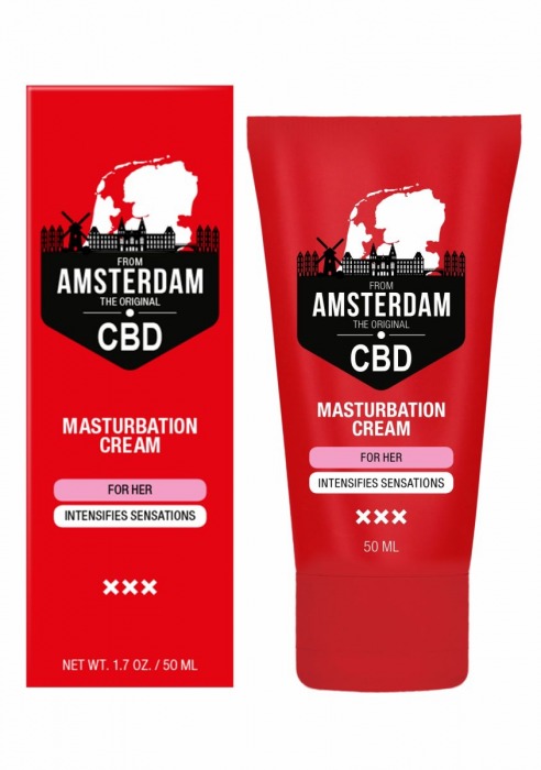 Крем для мастурбации для женщин CBD from Amsterdam Masturbation Cream For Her - 50 мл. - Shots Media BV - купить с доставкой в Краснодаре